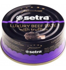 Паштет говяжий с трюфелем Halal Setra, 100 г