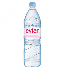 Вода Evian негазированная, ПЭТ, 1,5 л
