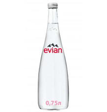 Вода Evian негазированная, стекло, 0,75 л