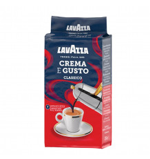 Кофе молотый Lavazza Crema e Gusto вакуумная упаковка, 250 г
