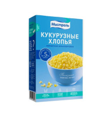 Хлопья кукурузные Фермерские цельнозерновые Мистраль, 400 г