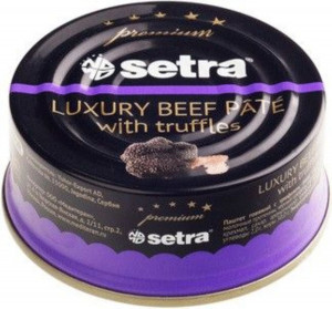 Паштет говяжий с трюфелем Halal Setra, 100 г